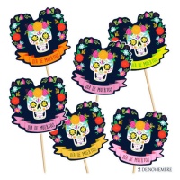 Topper Dia de Los Muertos - 12 unités