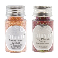 Paillettes confetti pêche 35 ml - Nuvo - 1 pièce.