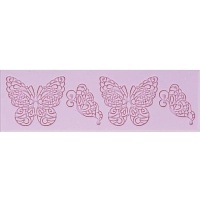Moule rectangulaire en silicone pour papillons 19,3 x 6 cm - Artis decor