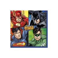 Serviettes de table Justice League Heroes 16,5 x 16,5 cm - 16 pcs.