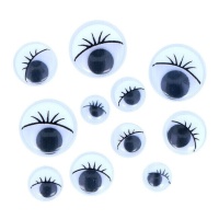 Cils mobiles assortis - Innspiro - 42 pcs.