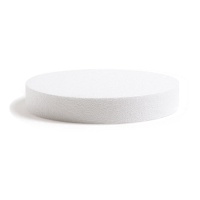 Base ronde en polystyrène de 30 x 5 cm - Decora