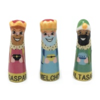 Figurines pour le gâteau des Rois Mages avec nom de 3 à 3,5 cm - 100 unités