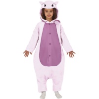 Costume de chat violet Pokemon pour enfants