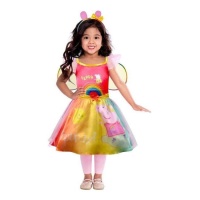 Costume Peppa Rainbow pour les filles