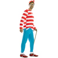 Costume de voyageur avec chapeau pour homme