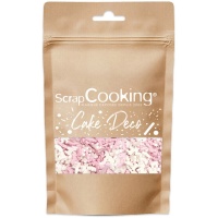 Sprinkles licorne blanc et rose 50 g - Scrapcooking