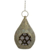 Bougeoir suspendu en forme d'arabesque 14,3 x 12,5 x 21,6 cm - Dcasa