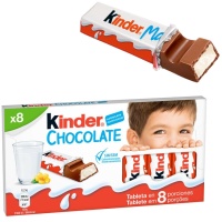 Tablette de chocolat Kinder - 8 tablettes