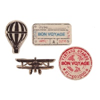 Confettis de bon voyage assortis - 20 unités