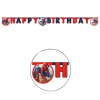 Couronne fantastique Spiderman de Happy Birthday - 2,00 m