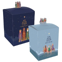 Boîte cadeau de 20 x 15 cm des Rois Mages - 1 unité