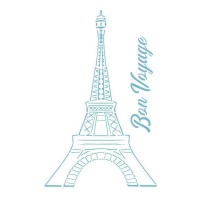 Pochoir Tour Eiffel 20 x 28,5 cm - Artis decor - 1 unité