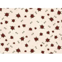 Toile de reliure Poinsettia 32 x 45 cm - Artis decor