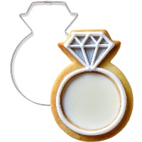 Emporte-pièce en forme d'anneau de mariage de 7 cm - Wilton