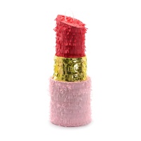 Piñata 3D rouge à lèvres 20 x 54 x 20 cm