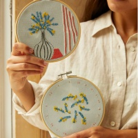 Kit de broderie en duo - Sunny Mimosa - DMC