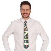 Cravate de Noël avec boules