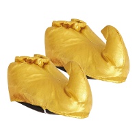 Babouches dorées brillantes pour adulte