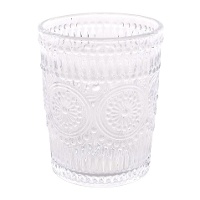 Verre de 290 ml en cristal gravé transparent