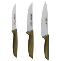 Set de 3 couteaux de cuisine Belle couleur or métallisé - Arcos