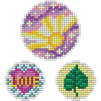 Sticker soleil peinture diamant - Collection D art - 3 pcs.