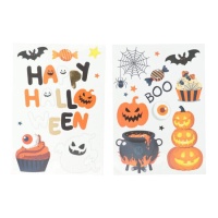 Autocollants classiques pour Halloween - 2 feuilles