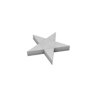 Figure en polystyrène en forme d'étoile de 10 x 10 x 4 cm