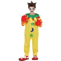 Costume de clown tueur avec formes pour enfants