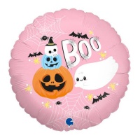 Ballon BOO Halloween 45 cm décoré - Grabo