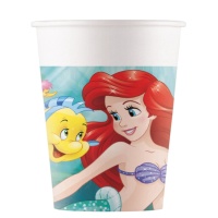 Little Mermaid Ariel Gobelets en carton 200 ml - 8 pcs.