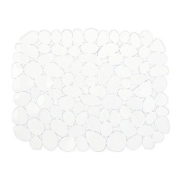 Tapis d'égouttage transparent pour éviers