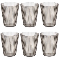 Gobelet de 300 ml à rayures - 6 unités