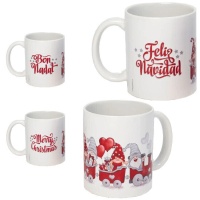 Mug gnome rouge Joyeux Noël env. 350 ml