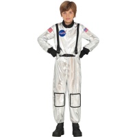 Costume argenté d'astronaute de la Nasa pour enfants
