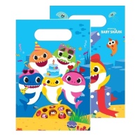 Sacs en papier Baby Shark - 8 pcs.