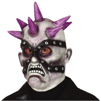 Masque en latex punky zombie