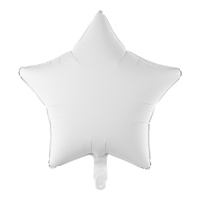 Ballon étoile blanc de 48 cm