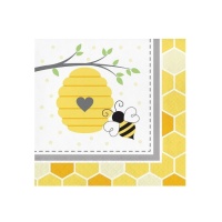 Serviettes Baby Bee 16,5 x 16,5 cm - 16 pcs.