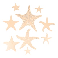 Figurines étoile de mer en bois - Artemio - 9 pcs.
