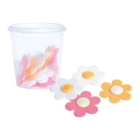 Gaufrettes de fleurs d'anémone - Scrapcooking - 12 pcs.