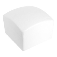 Boîte rétractable carrée en polystyrène 13 x 13 x 9 cm - Innspiro