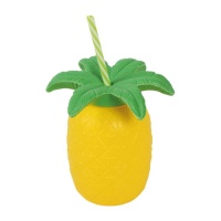 Coupe ananas avec paille de 20 cm