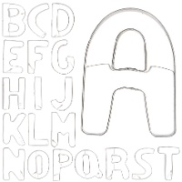 Découpeur d'alphabet par lettres - Wilton - 1 lettre