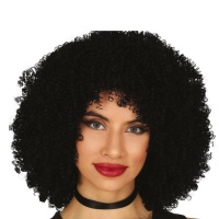 Perruque afro noire