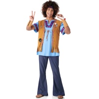 Costume de jeans hippie pour hommes