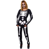 Costume adulte de squelette phosphorescent