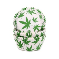 Capsules de feuilles de marijuana pour cupcakes - Maison de Marie - 50 unités