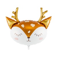 Ballon tête de cerf 73 x 64 - Partydeco