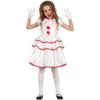 Costume de clown mime pour filles